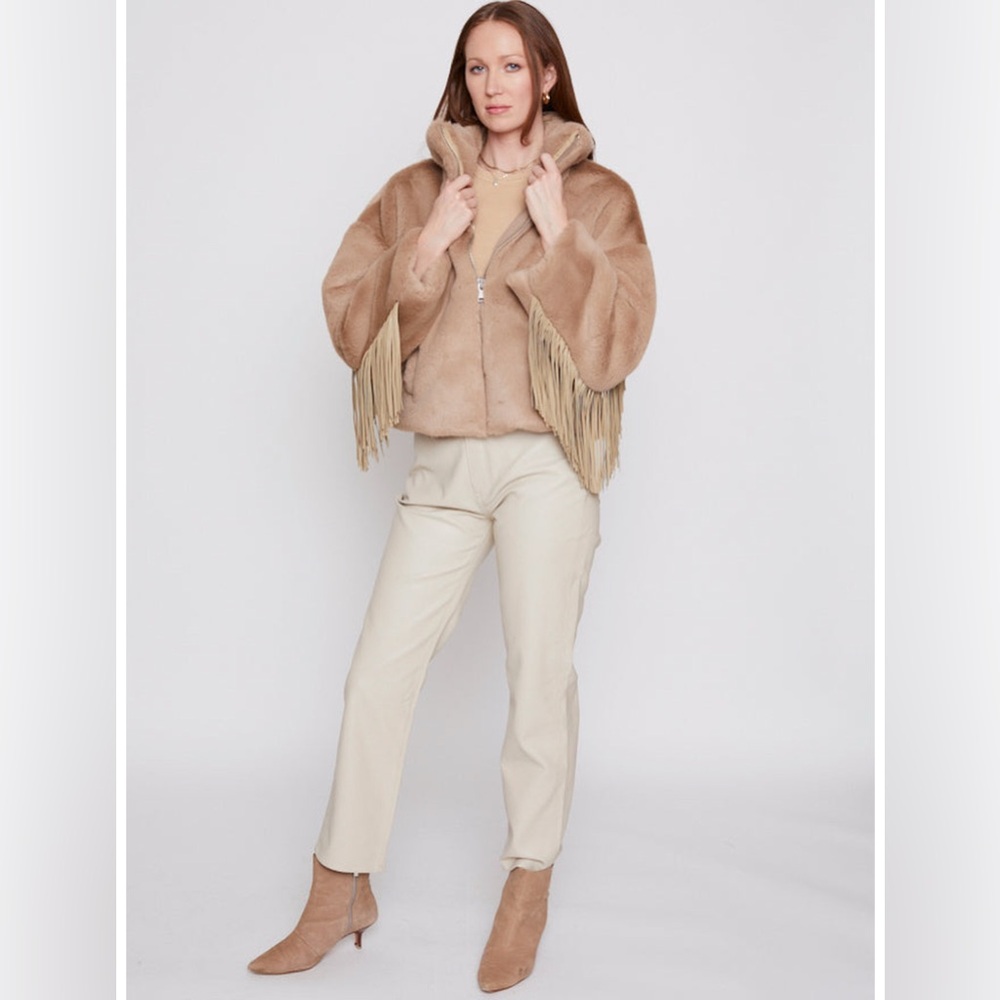 Blue revival dancing in the moonlight coat in blush pink